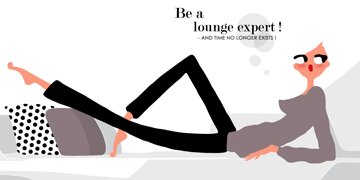 Tableau design lounge vert