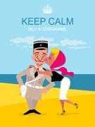 Tableau Louis de funes Gendarmes Saint tropez
