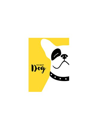 Poster chien coloré Smarty