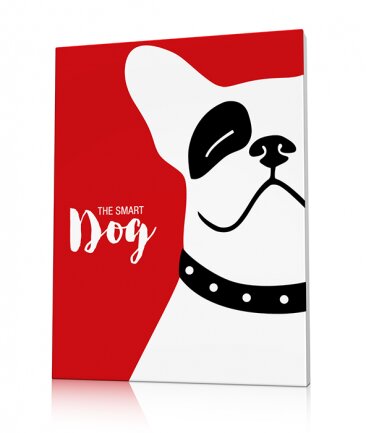 Tableau chambre garçon chien Smarty