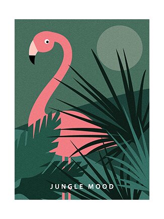 Deco flamant rose Mood