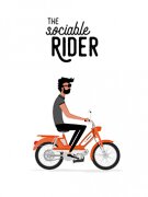 Affiche vintage moto rider